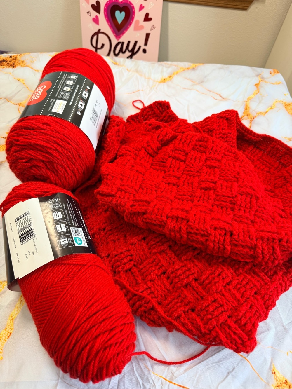 Red Heart yarn